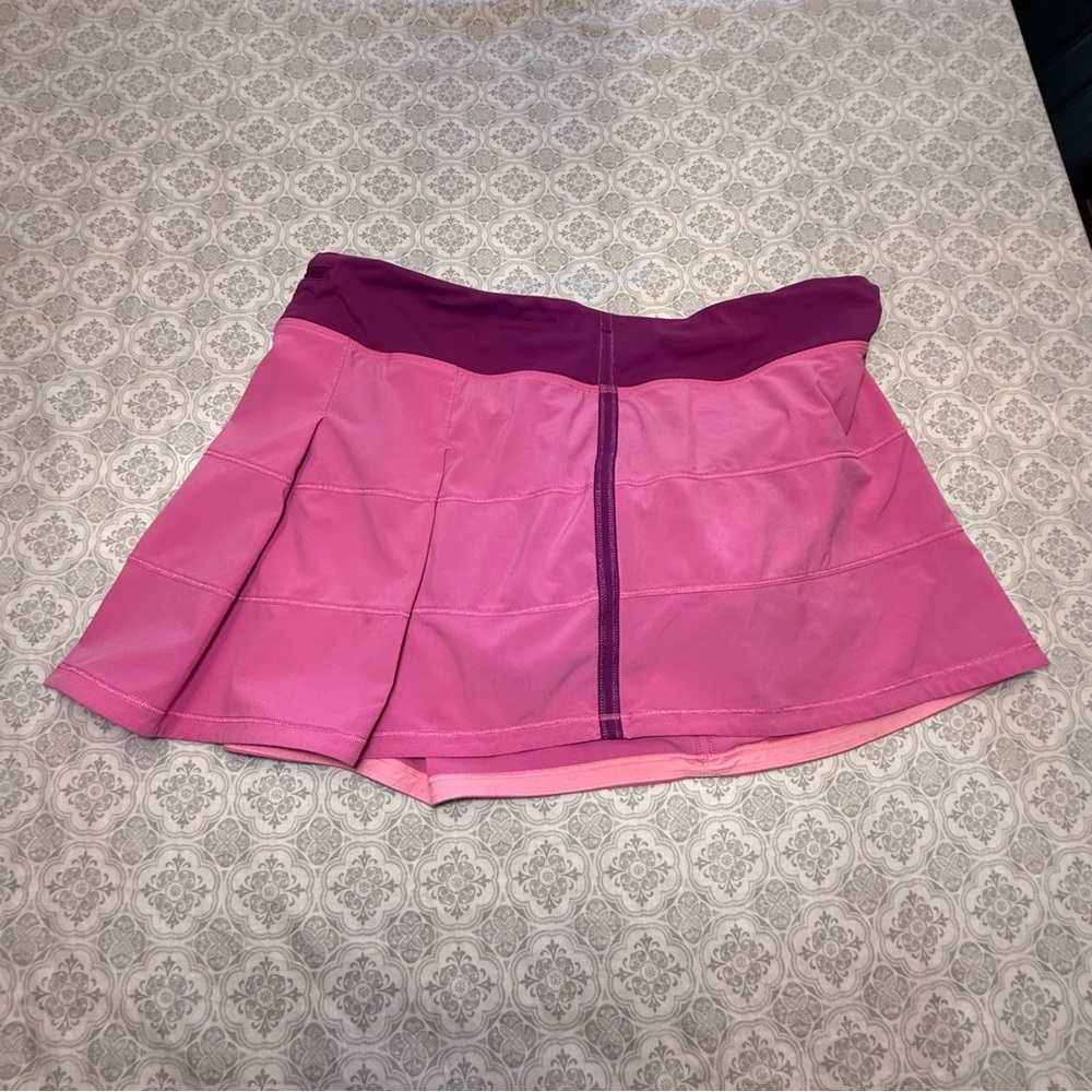 LULULEMON Pace Rival Skort Pink Paradise Size 12 - Picture 7 of 16
